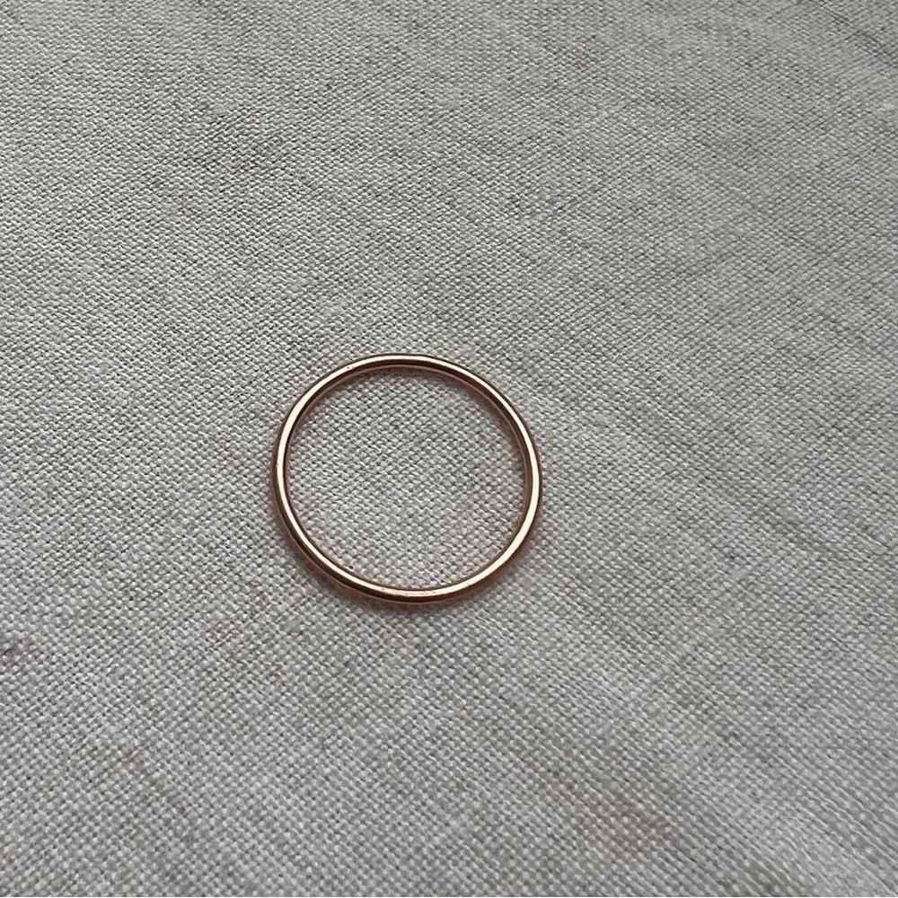 Delicate Rose Gold Wedding or Stacking Band